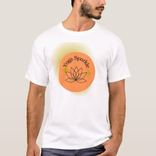 Gloed van Yoga: Vredige & Inspirerende Ontwerp T-shirt