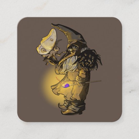 gloed vierkante visitekaartje (Voorkant)