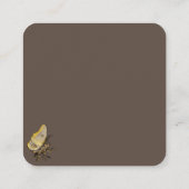 gloed vierkante visitekaartje (Achterkant)