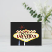 Gloed WEDDING in Fabulous Las Vegas Briefkaart (Staand voorkant)
