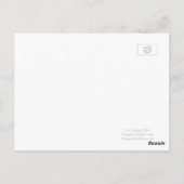 Gloed WEDDING in Fabulous Las Vegas Briefkaart (Achterkant)