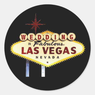 Gloed WEDDING in Fabulous Las Vegas Sticker