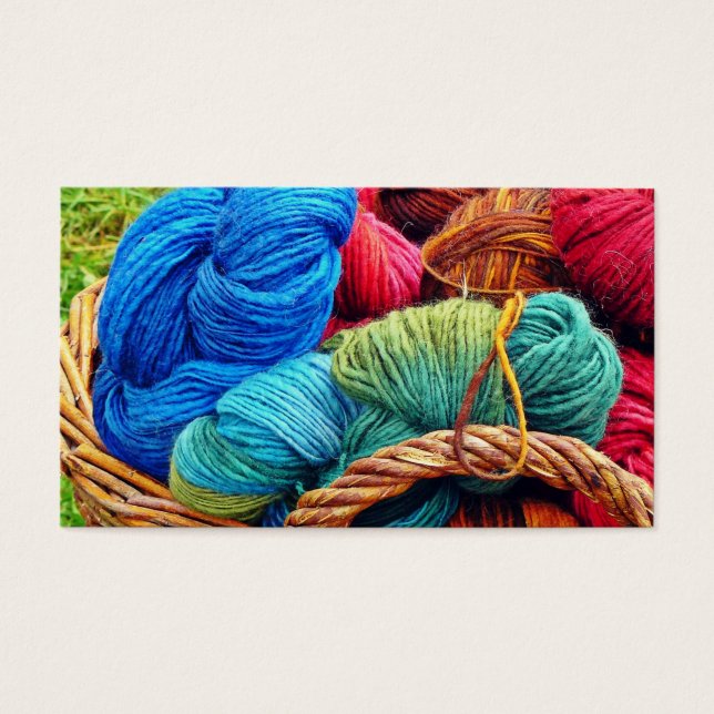 Gloed wol voor nitraten visitekaartje (Voorkant)