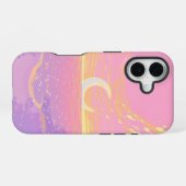 Gloed Zonsondergang iPhone 16 Hoesje (Achterkant horizontaal)