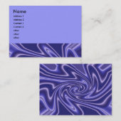 gloedblauw visitekaartje (Voorkant / Achterkant)