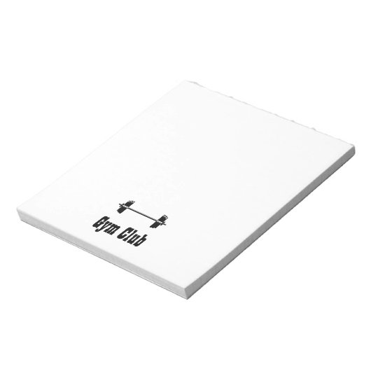 Gloedgymzaal Notitieblok (Linkerzijde)