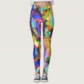 Gloedkoralen Leggings (Voorkant)