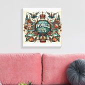 Gloednieuw Canvas Afdruk (Insitu (Woonkamer))