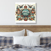 Gloednieuw Canvas Afdruk (Insitu (Slaapkamer))