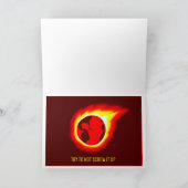 Gloednieuw Jaar Feestdagen Kaart (Binnen)