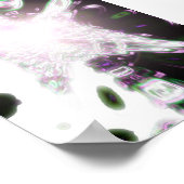 Gloedribben Poster (Hoek)