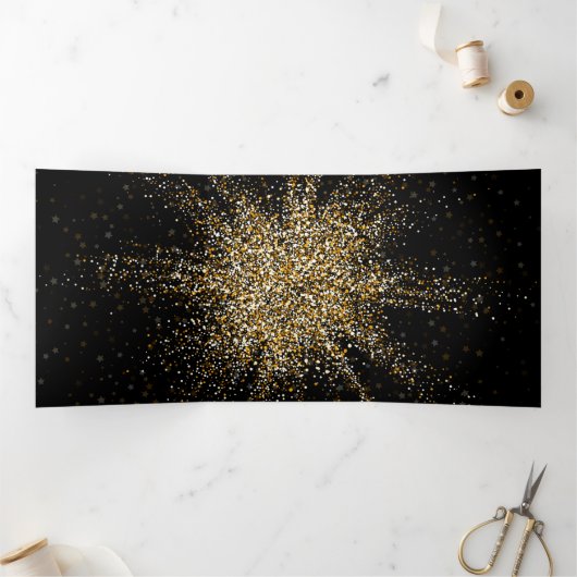 Gloedster 1 drieluik wenskaart (Binnen)