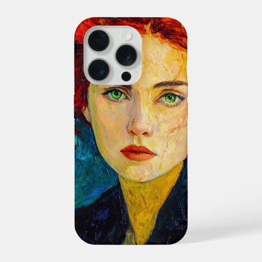 Gloedvolle blik iPhone hoesje (Achterkant)