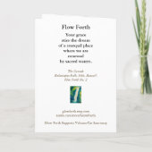 Gloedvolle Wenskaart Kaart (Achterkant)