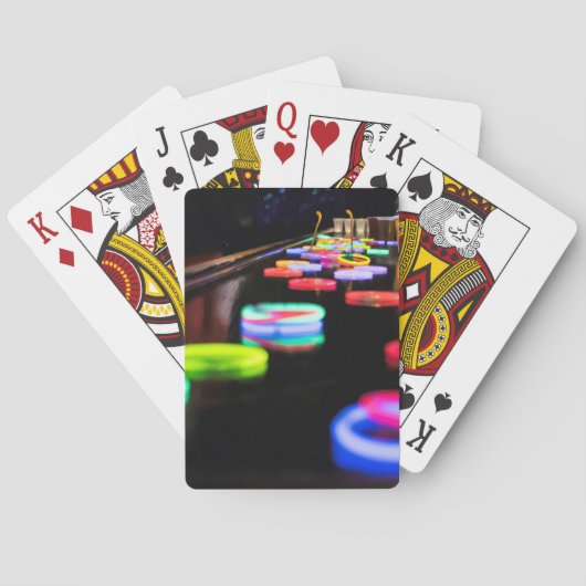 Gloei in het donker pokerkaarten (Achterkant)