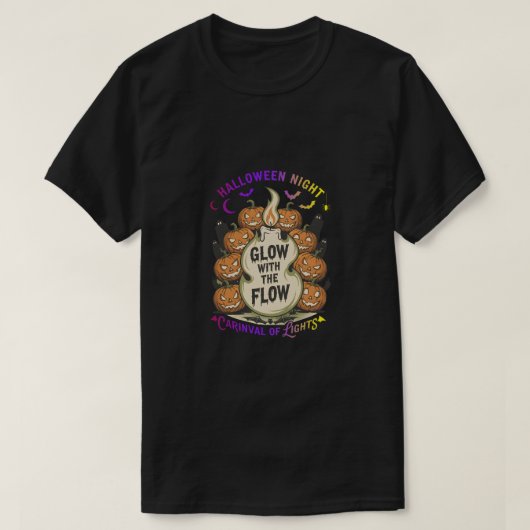 Gloei mee met de flow t-shirt (Design voorkant)