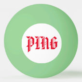 Gloei Pingpongbal (Voorkant)