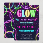 Gloei uitnodiging (Voorkant / Achterkant)