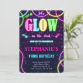 Gloei uitnodiging (Staand voorkant)