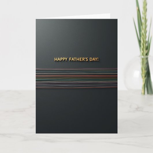 Gloei Vaderdag Kaartje Kaart (Voorkant)