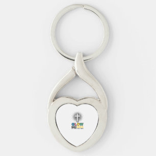 Gloei Voor Jezus Christelijk Kruis Licht Shirt Ont Sleutelhanger