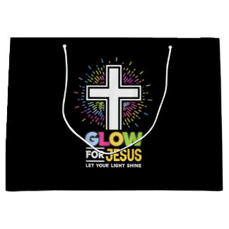 Gloei voor Jezus Christelijk Kruis T-shirt Jezus C Groot Cadeauzakje