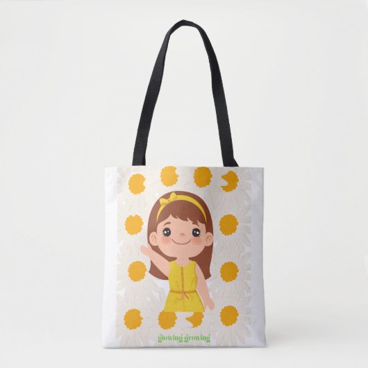 gloeien met groeien tote bag (Voorkant)