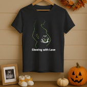 Gloeien met liefde Zwangerschap Halloween zwangers T-shirt