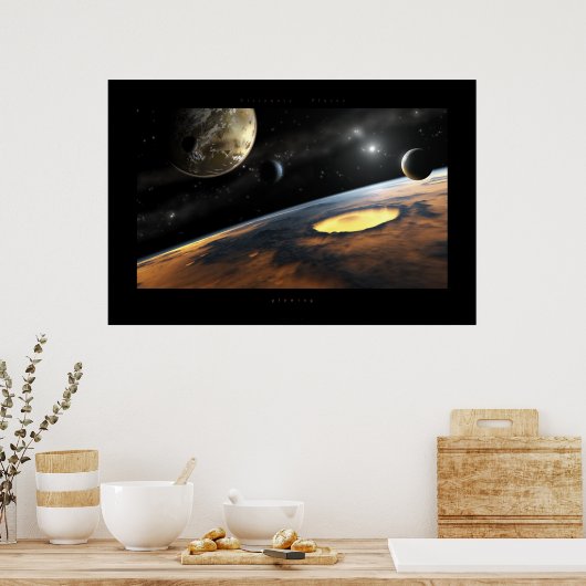 gloeien poster (Keuken)