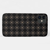 gloeiend abstract patroon op zwart Case-Mate iPhone case (Achterkant (horizontaal))