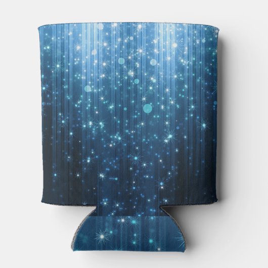 Gloeiend Abstract: verlichte achtergrondkunst. Blikjeskoeler (Achterkant)