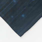 Gloeiend Abstract: verlichte achtergrondkunst. Fleece Deken (Hoek)