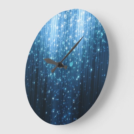 Gloeiend Abstract: verlichte achtergrondkunst. Grote Klok (Hoek)