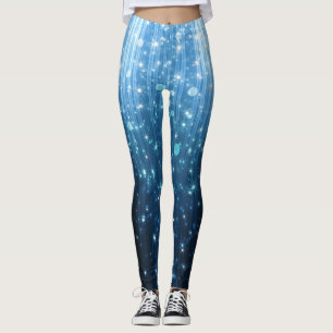 Gloeiend Abstract: verlichte achtergrondkunst. Leggings