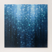 Gloeiend Abstract: verlichte achtergrondkunst. Legpuzzel (Verticaal)