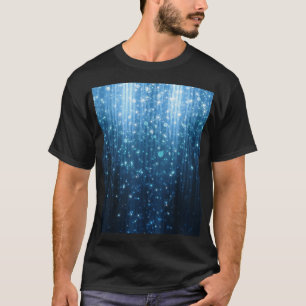 Gloeiend Abstract: verlichte achtergrondkunst. T-shirt