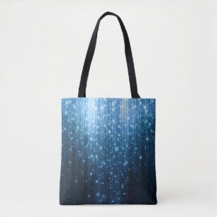 Gloeiend Abstract: verlichte achtergrondkunst. Tote Bag