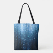 Gloeiend Abstract: verlichte achtergrondkunst. Tote Bag (Achterkant)