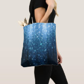Gloeiend Abstract: verlichte achtergrondkunst. Tote Bag (Dichtbij)