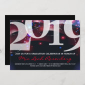 Gloeiend Afstuderen uitnodigingsklasse van 2019 Kaart (Voorkant / Achterkant)