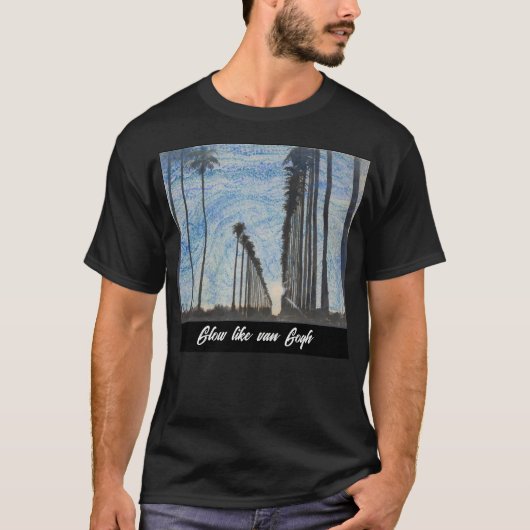 Gloeiend als van Gogh T-shirt (Voorkant)