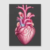 gloeiend anatomisch hart (Voorkant)