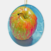 Gloeiend Apple Keramisch Ornament (Links)