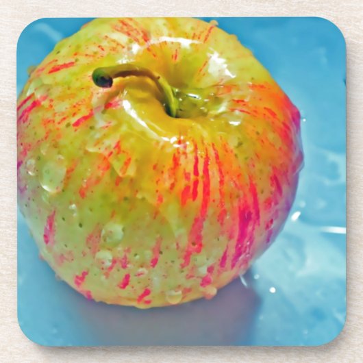 Gloeiend Apple Onderzetter (Voorkant)