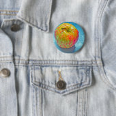 Gloeiend Apple Ronde Button 5,7 Cm (In situ)
