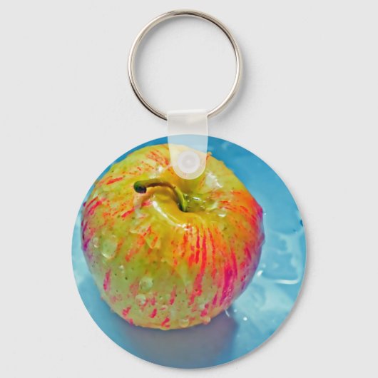 Gloeiend Apple Sleutelhanger (Voorkant)