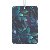 Gloeiend Blauw Blauw Bladeren Luchtverfrisser (Achterkant)