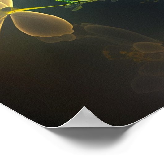 Gloeiend boeket poster (Hoek)