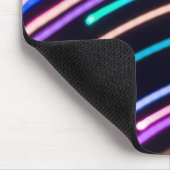 Gloeiend boogpatroon - mousepad muismat (Hoek)