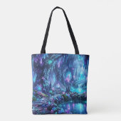 Gloeiend bos met meer tote bag (Achterkant)